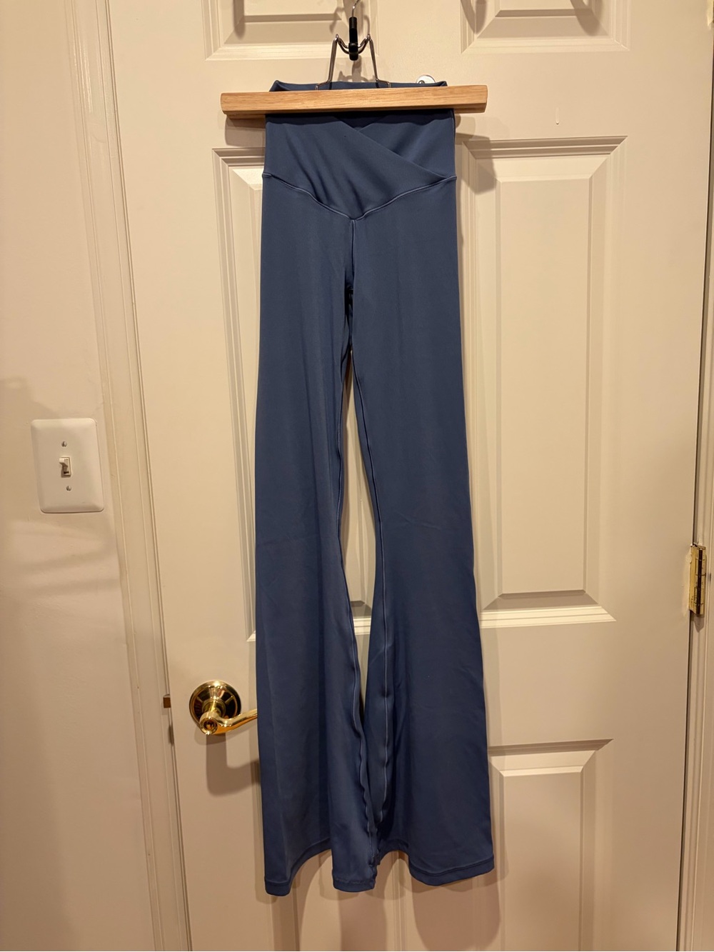 Offline by aerie High-Waist Flared Active Leggings — Slate Blue, size XXS